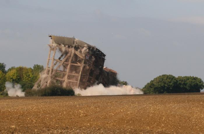 Dynamitage à Gouvix